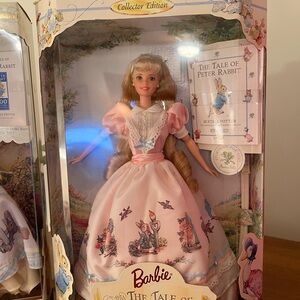 Barbie Peter Rabbit Doll in Pink Dress